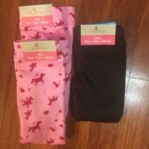 Set of 3 fleece lined leggings 2T-3T